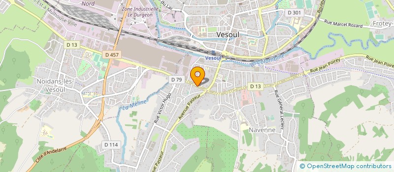 localisation de l'entreprise SCI JENNY à ECHENOZ-LA-MELINE