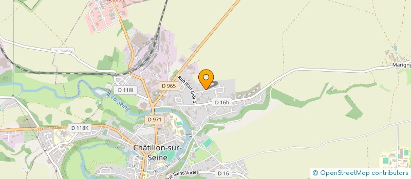 localisation de l'entreprise SCI JENNY-SHONNA  CHATILLON-SUR-SEINE