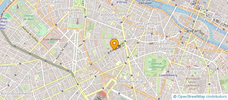 localisation de l'entreprise SCI JENNY ST TROPEZ  PARIS