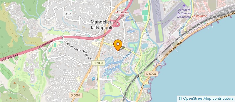 localisation de l'entreprise SCI JENNYFER à MANDELIEU-LA-NAPOULE