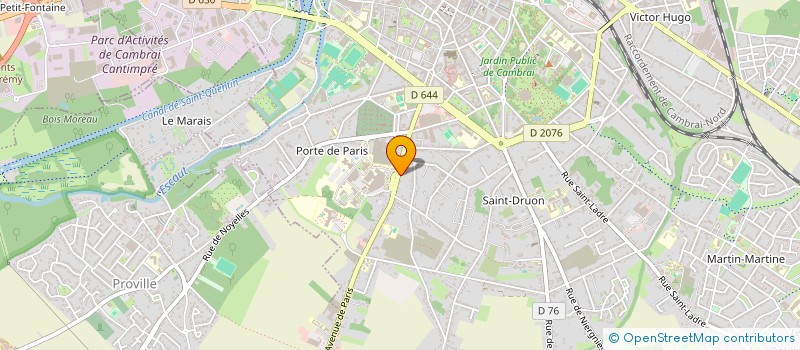 localisation de l'entreprise SCI JENO 537  CAMBRAI