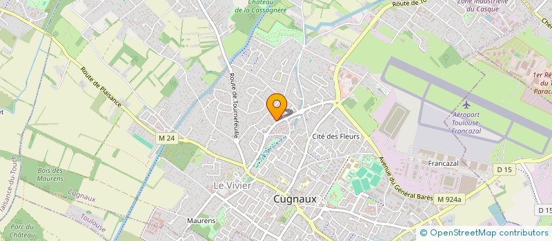 localisation de l'entreprise SCI JENOLA  CUGNAUX