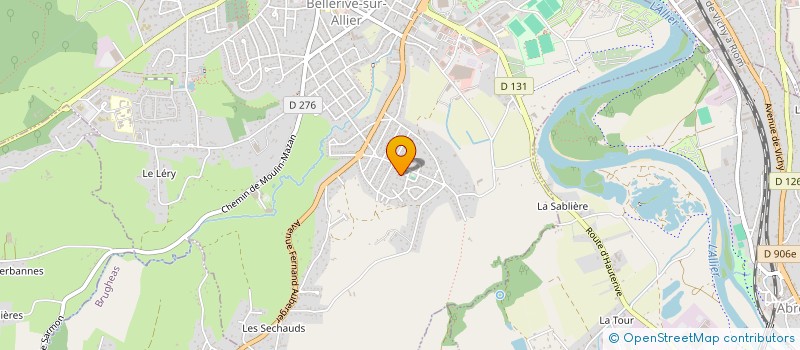 localisation de l'entreprise SCI JENSEN  BELLERIVE-SUR-ALLIER