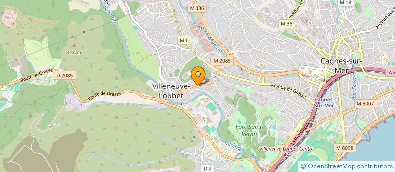 localisation de l'entreprise SCI JENYCO à VILLENEUVE-LOUBET