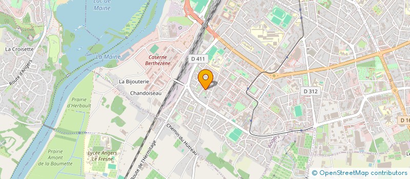 localisation de l'entreprise SCI JEOFFROY LA TOUR à ANGERS