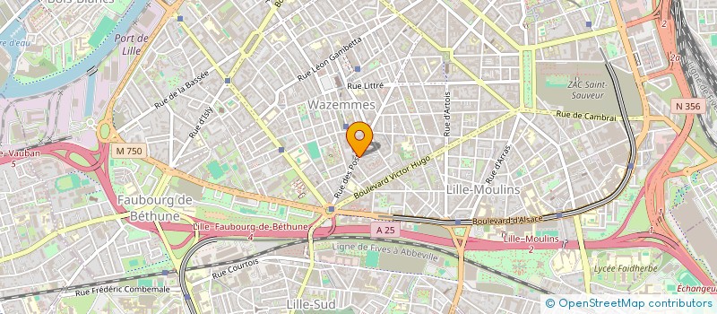 localisation de l'entreprise SCI JEONG  LILLE