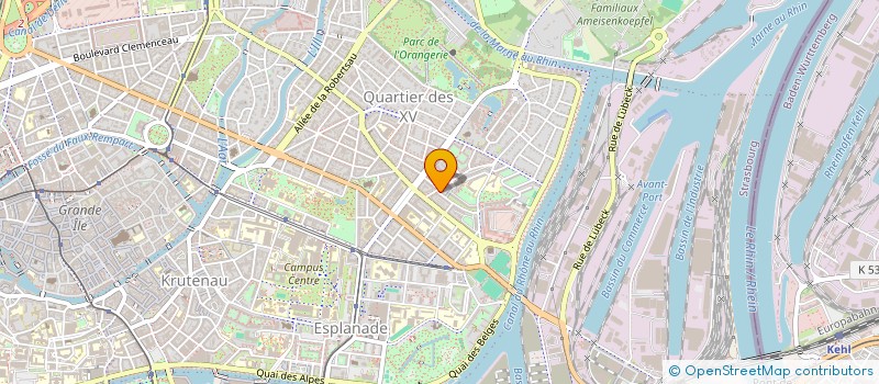 localisation de l'entreprise SCI JEOR  STRASBOURG