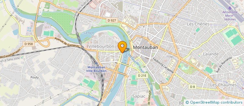 localisation de l'entreprise SCI JEP  MONTAUBAN