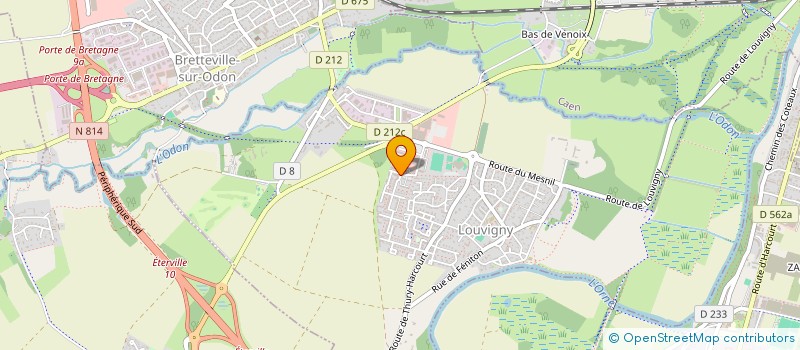 localisation de l'entreprise SCI JEPE  LOUVIGNY