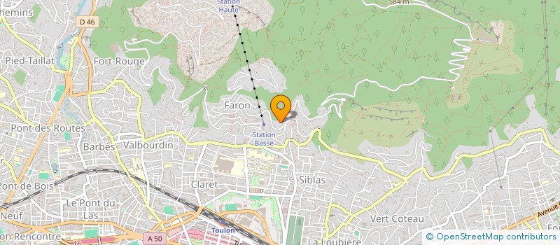 localisation de l'entreprise SCI JEPHOX  TOULON