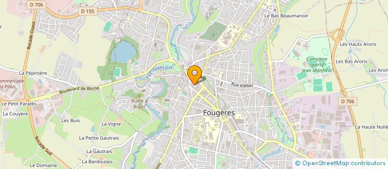 localisation de l'entreprise SCI JEPI  FOUGERES