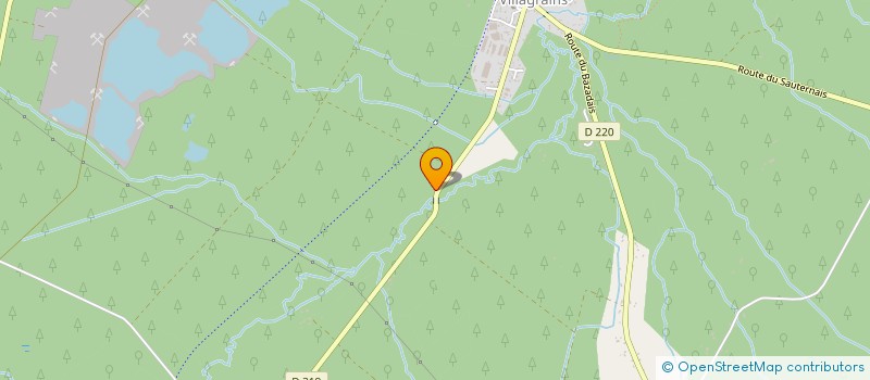 localisation de l'entreprise SCI JEPIDO  CABANAC-ET-VILLAGRAINS