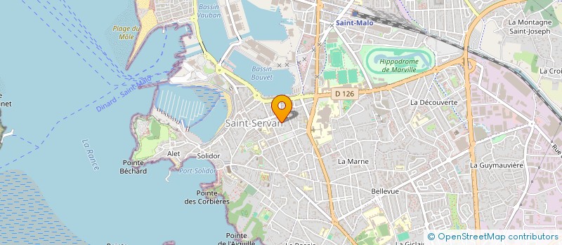 localisation de l'entreprise SCI JEPM 2  SAINT-MALO