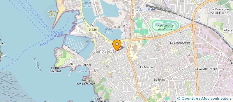 localisation de l'entreprise SCI JEPM  SAINT-MALO
