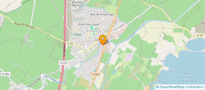 localisation de l'entreprise SCI JEPRIREN  POLLESTRES