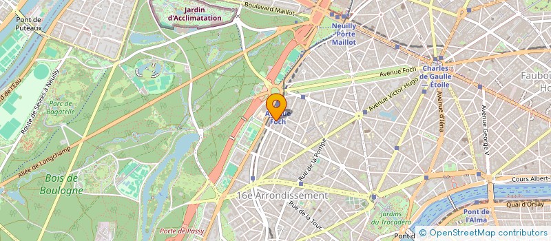 localisation de l'entreprise SCI JERA  PARIS