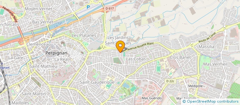 localisation de l'entreprise SCI JERADA à PERPIGNAN