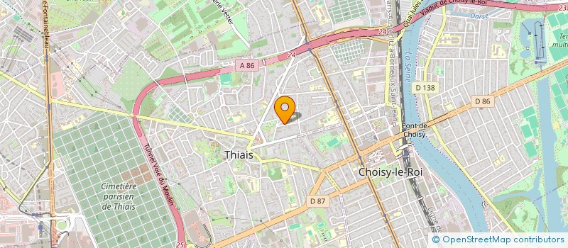 localisation de l'entreprise SCI JERADA à THIAIS