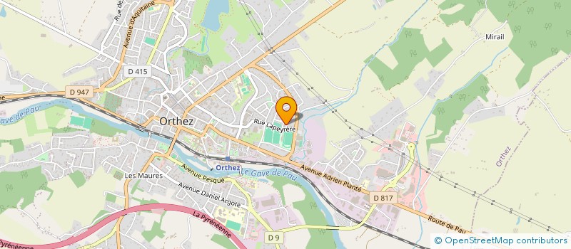 localisation de l'entreprise SCI JERAESANJO  ORTHEZ