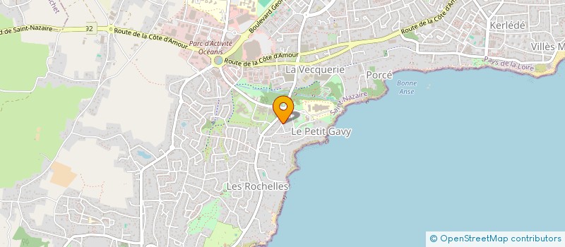 localisation de l'entreprise SCI JERALEX  SAINT-NAZAIRE