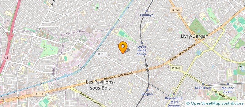 localisation de l'entreprise SCI JERALEX à LIVRY-GARGAN
