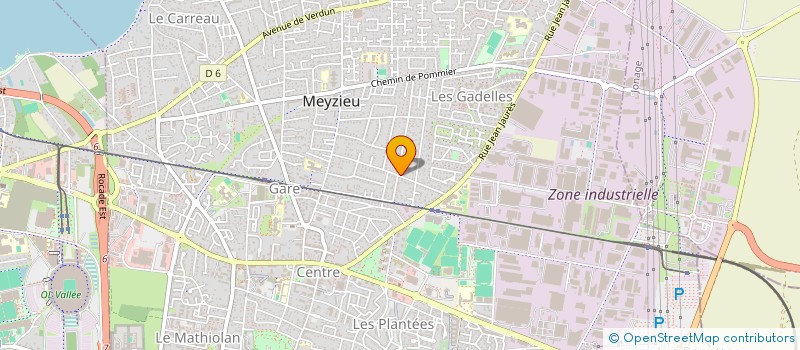 localisation de l'entreprise SCI JERAST INVEST  MEYZIEU