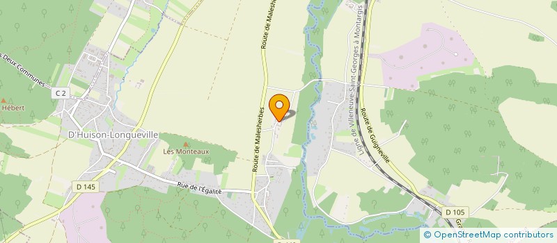 localisation de l'entreprise SCI JERAUD à D'HUISON-LONGUEVILLE