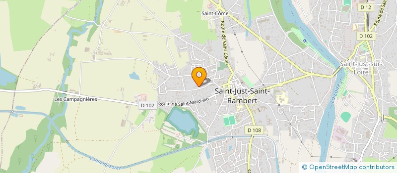 localisation de l'entreprise SCI JERE à SAINT-JUST-SAINT-RAMBERT