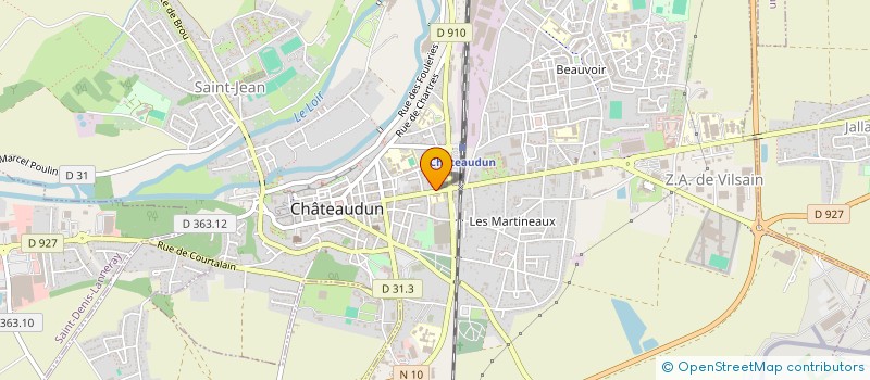 localisation de l'entreprise SCI JERECAM à CHATEAUDUN