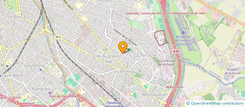 localisation de l'entreprise SCI JEREGUES à TOULOUSE