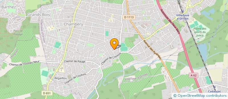 localisation de l'entreprise SCI JERELAU à VILLENAVE-D'ORNON