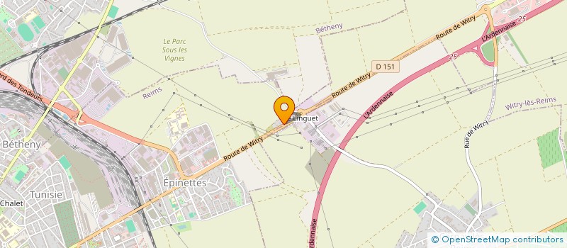 localisation de l'entreprise SCI JERELO  REIMS