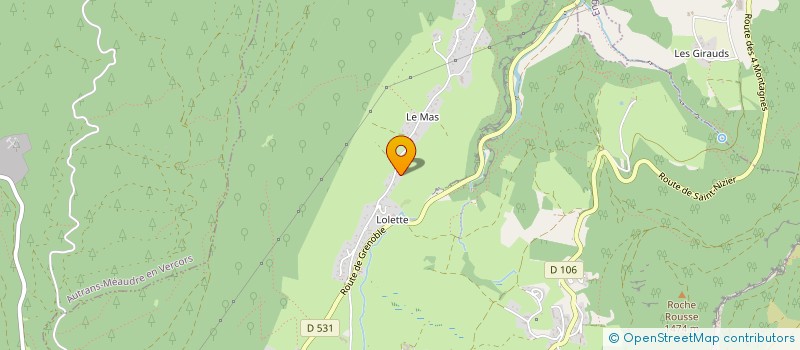 localisation de l'entreprise SCI JEREM  LANS-EN-VERCORS