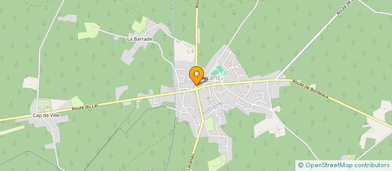 localisation de l'entreprise SCI JEREMA  CARCANS