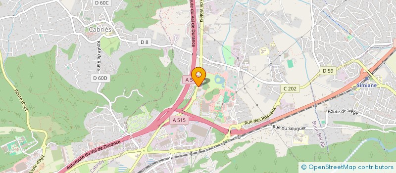 localisation de l'entreprise SCI JEREMMA  BOUC-BEL-AIR