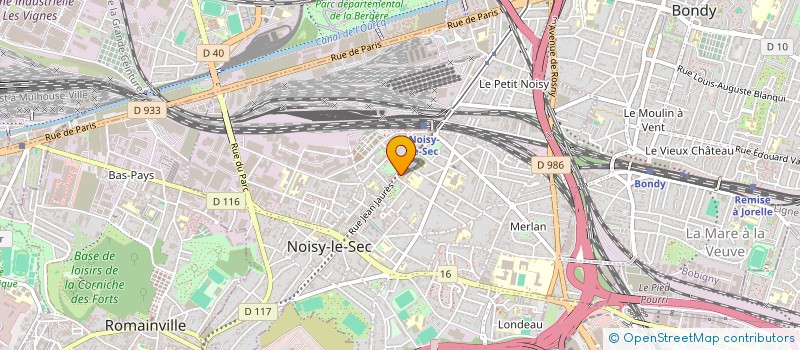 localisation de l'entreprise SCI JEREMY à NOISY-LE-SEC