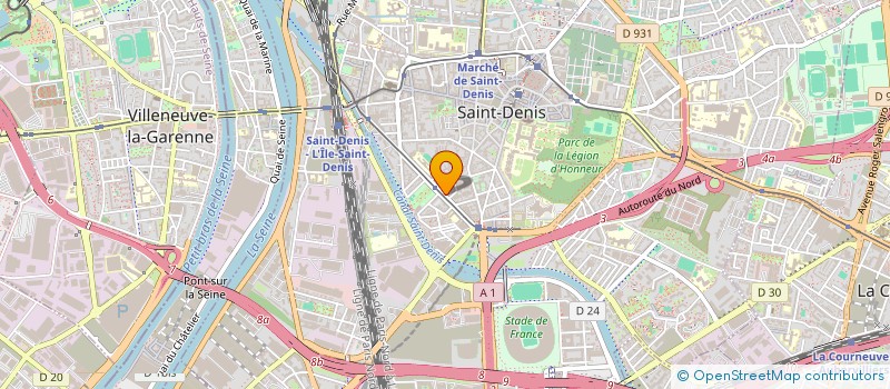localisation de l'entreprise SCI JEREMY  SAINT-DENIS
