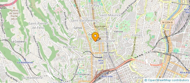 localisation de l'entreprise SCI JEREMY ELIOT CLARA  NICE