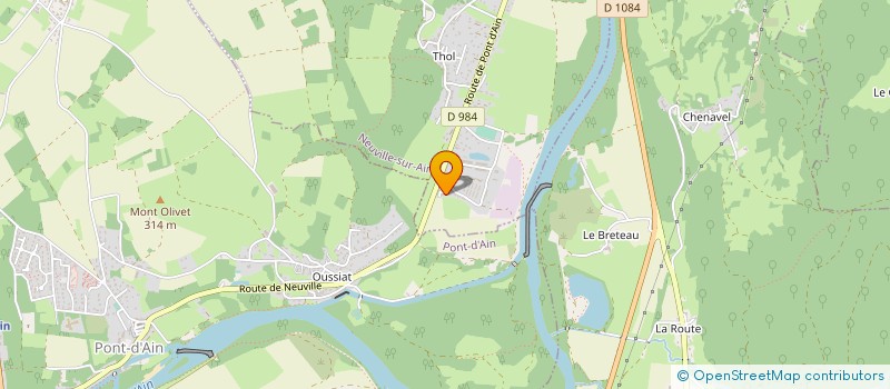 localisation de l'entreprise SCI JERERIC à SAINT-DENIS-LES-BOURG