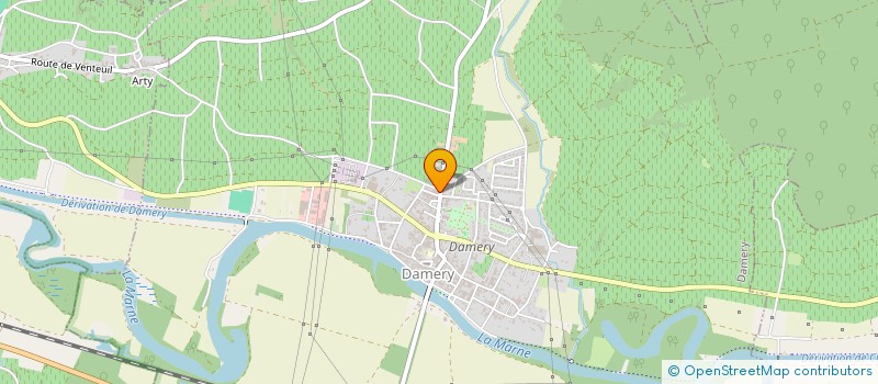 localisation de l'entreprise SCI JEREUG  DAMERY