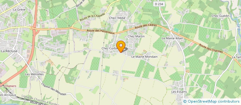 localisation de l'entreprise SCI JERFA  CHANIERS