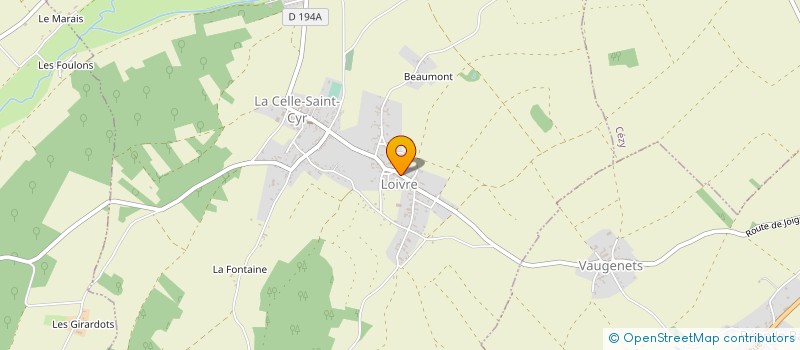 localisation de l'entreprise SCI JERGUI  LA CELLE-SAINT-CYR