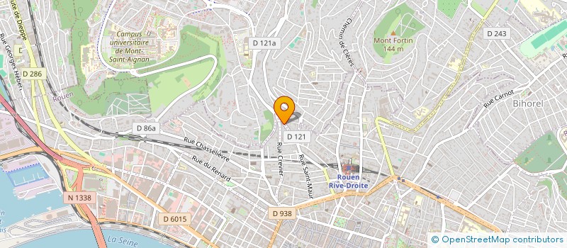 localisation de l'entreprise SCI JERI à ROUEN