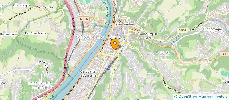 localisation de l'entreprise SCI JERIC  VIENNE