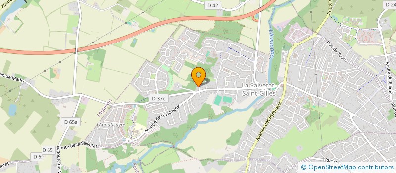 localisation de l'entreprise SCI JERICO  LA SALVETAT-SAINT-GILLES