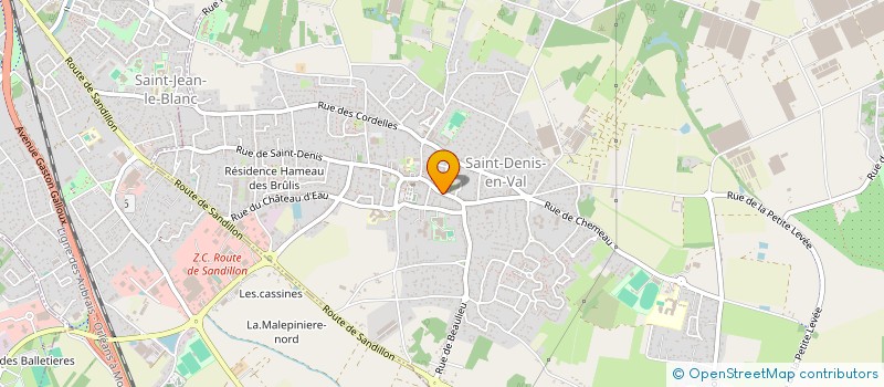 localisation de l'entreprise SCI JERIMONETTE à SAINT-DENIS-EN-VAL