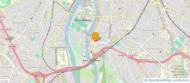 localisation de l'entreprise SCI JERIS à TOULOUSE
