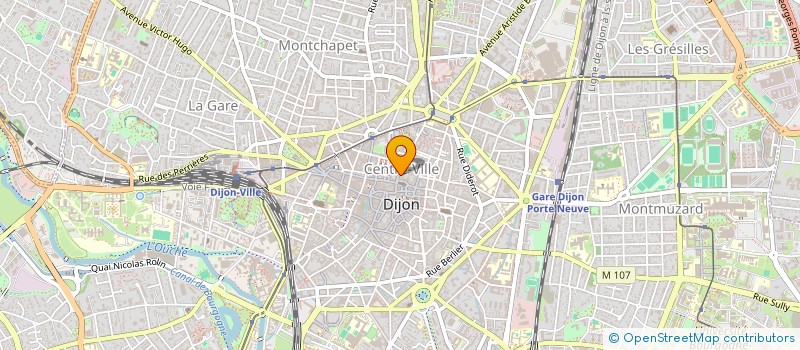 localisation de l'entreprise SCI JERISA à DIJON