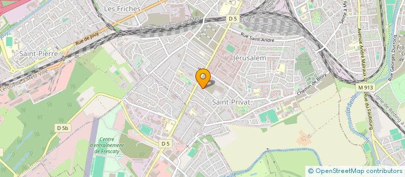 localisation de l'entreprise SCI JERISA à MONTIGNY-LES-METZ