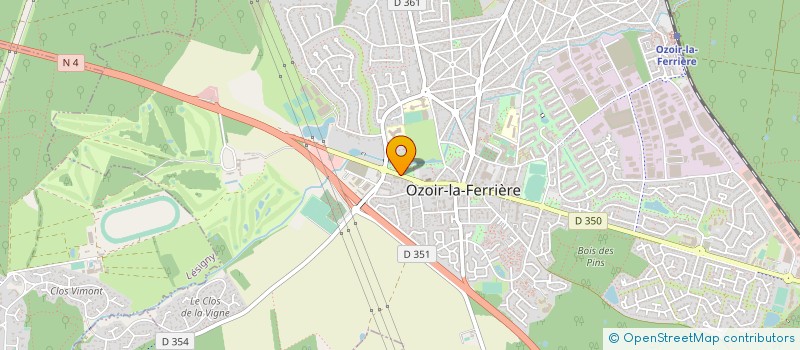 localisation de l'entreprise SCI JERIZA  OZOIR-LA-FERRIERE